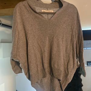 All Saints Gray V Neck Sweater
